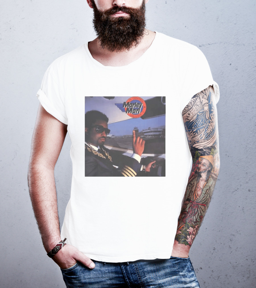 Marley Marl In Control Volume 1 Iconic Hip Hop DJ In Pilot Uniform T-Shirt