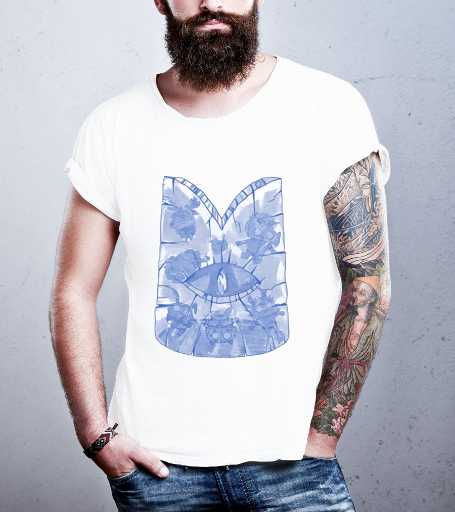 Cult Of The Lamb Ice Crown Eye Symbol Characters T-Shirt