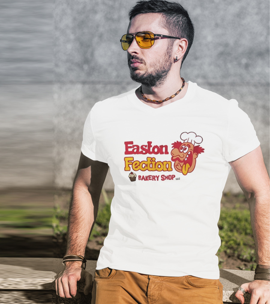 Easton Fection Bakery Shop LLC Funny Chef Cartoon Cupcake T-Shirt