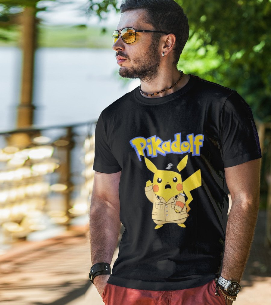 Pikadolf Pikachu Adolf Hitler T-Shirt