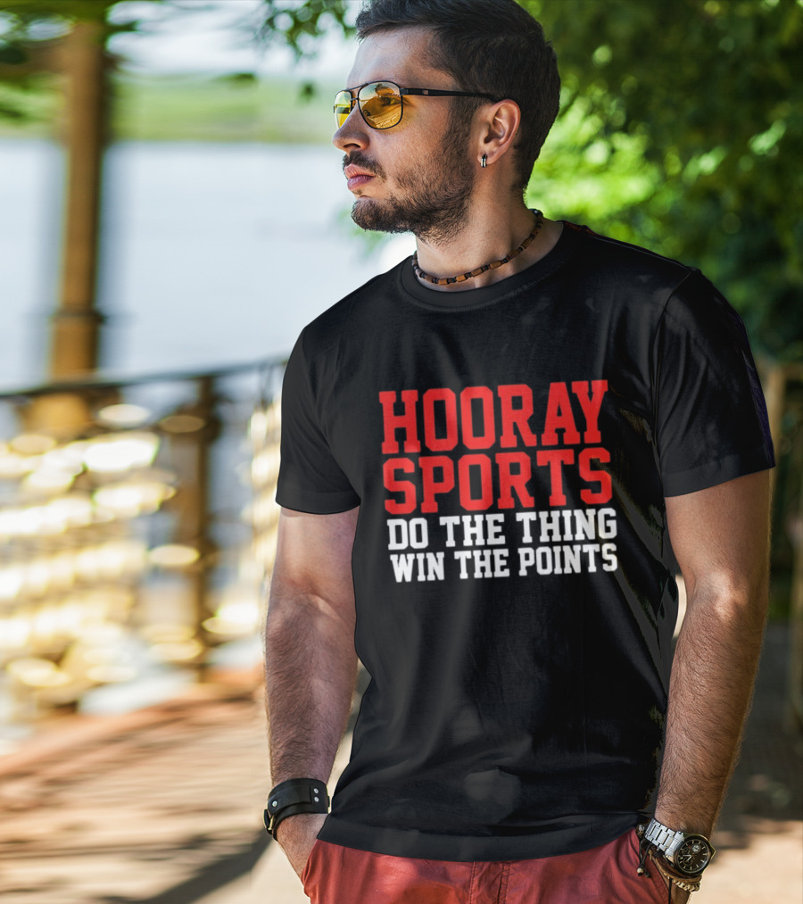 Hooray Sports Do The Thing Win The Points Retro College Humor T-Shirt