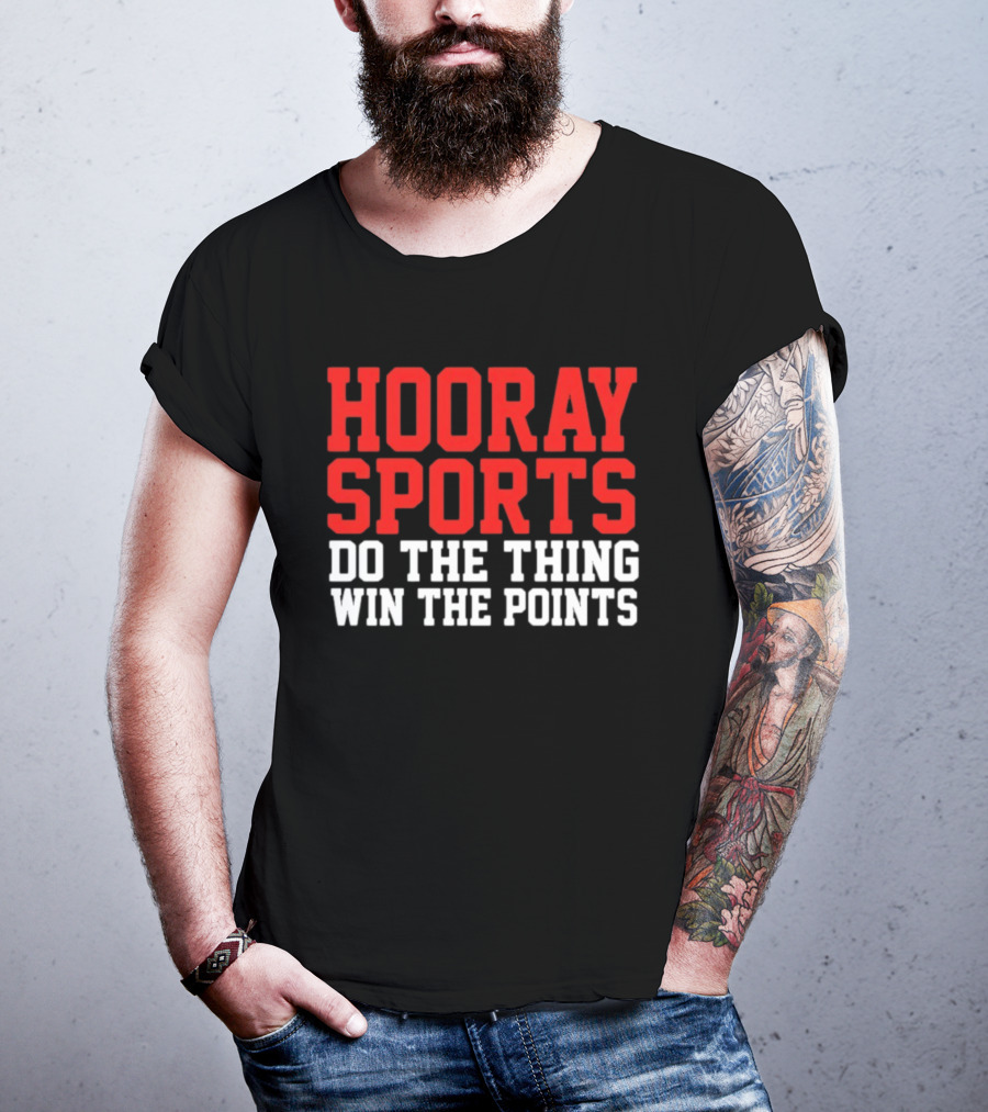 Hooray Sports Do The Thing Win The Points Retro College Humor T-Shirt