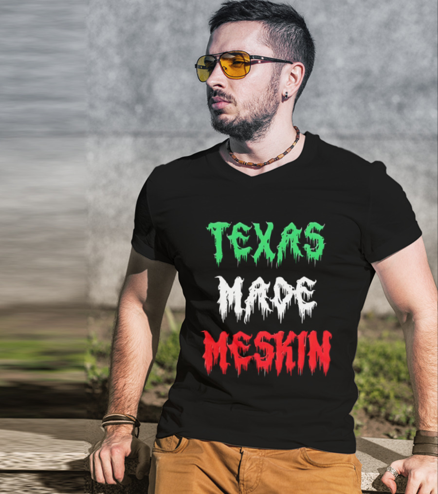 Texas Made Meskin Mexican Flag T-Shirt