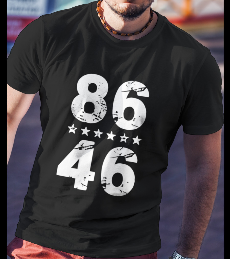 Impeach Biden 8646 86 46 Stars T-Shirt
