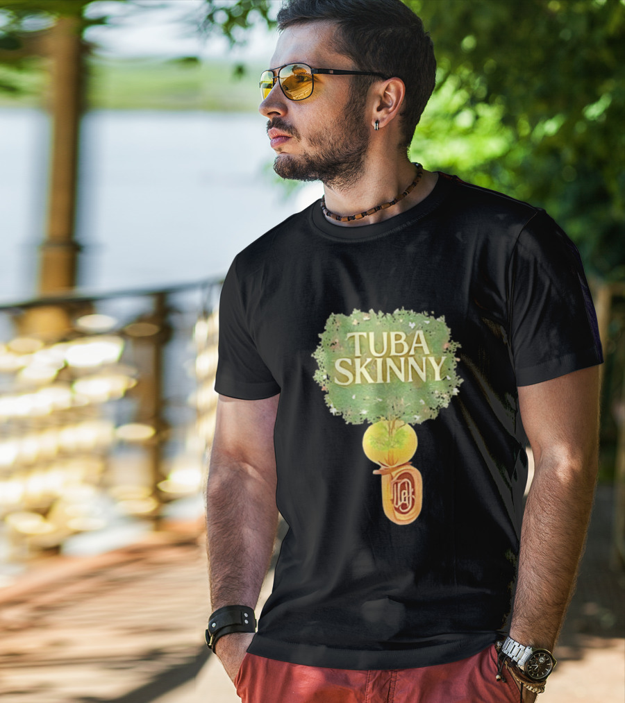 Tuba Skinny Tree And Tuba T-Shirt