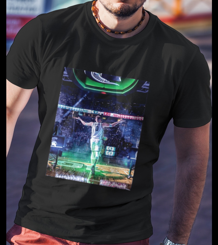 Jaxon Kohler Michigan State Spartans Basketball 2026 Celebration T-Shirt
