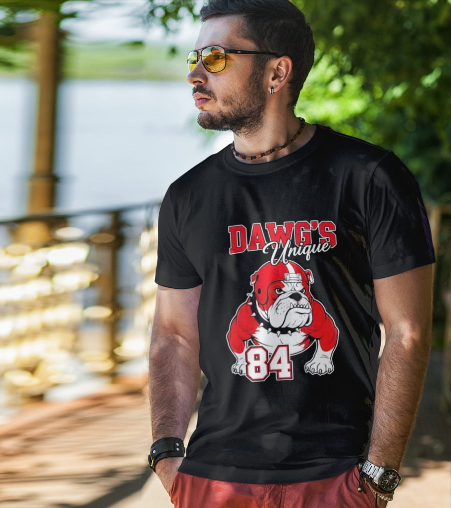 Ladd McConkey 84 Georgia Bulldogs Dawg's Unique Football Fan Gear T-Shirt