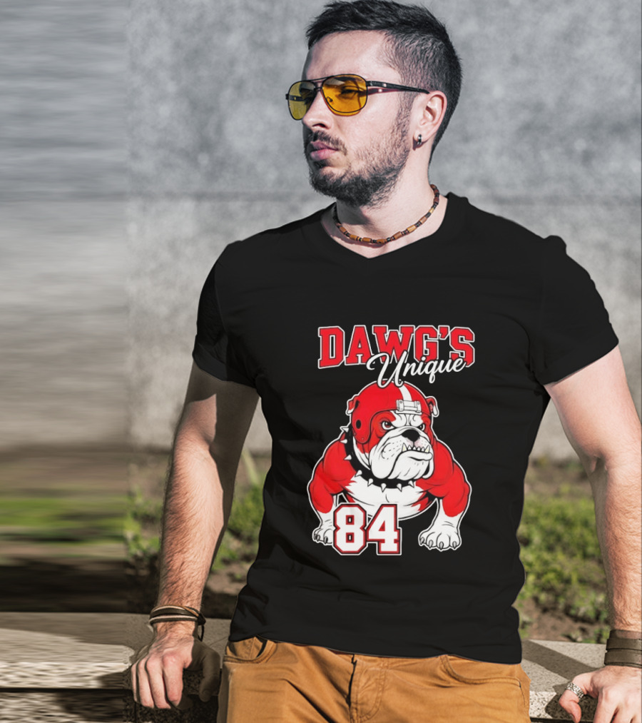 Ladd McConkey 84 Georgia Bulldogs Dawg's Unique Football Fan Gear T-Shirt