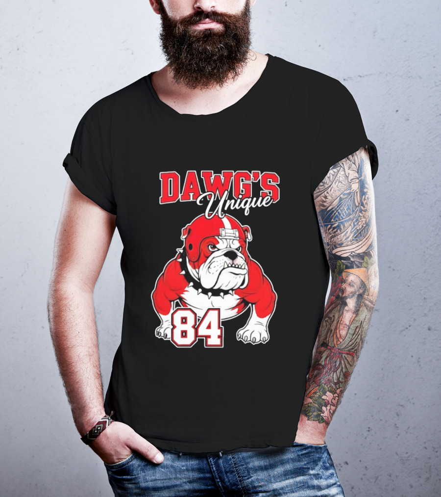 Ladd McConkey 84 Georgia Bulldogs Dawg's Unique Football Fan Gear T-Shirt
