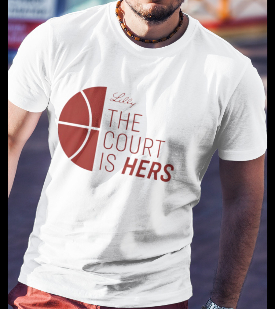 Lilly The Court Is Hers Basketball T-Shirt