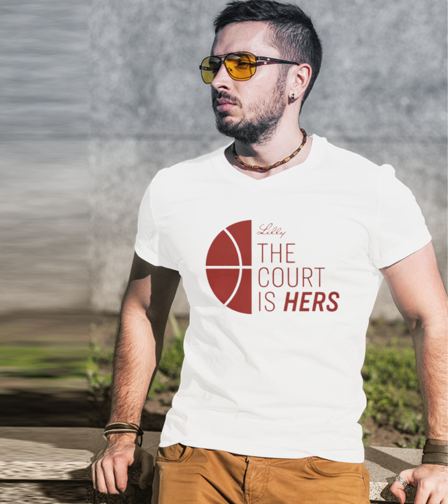 Lilly The Court Is Hers Basketball T-Shirt