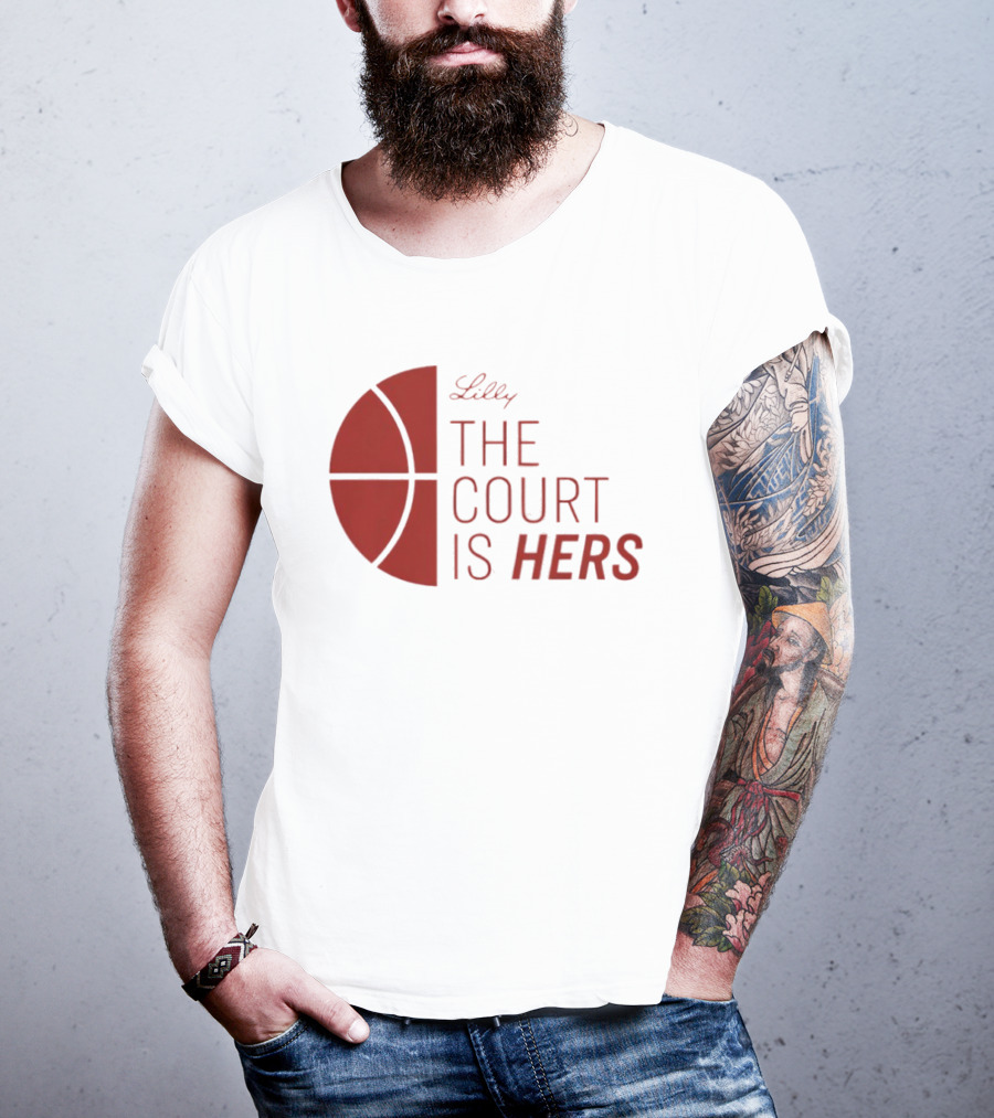 Lilly The Court Is Hers Basketball T-Shirt