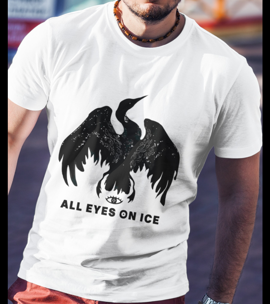 All Eyes On ICE Minnesota Rebel Loon Bird T-Shirt