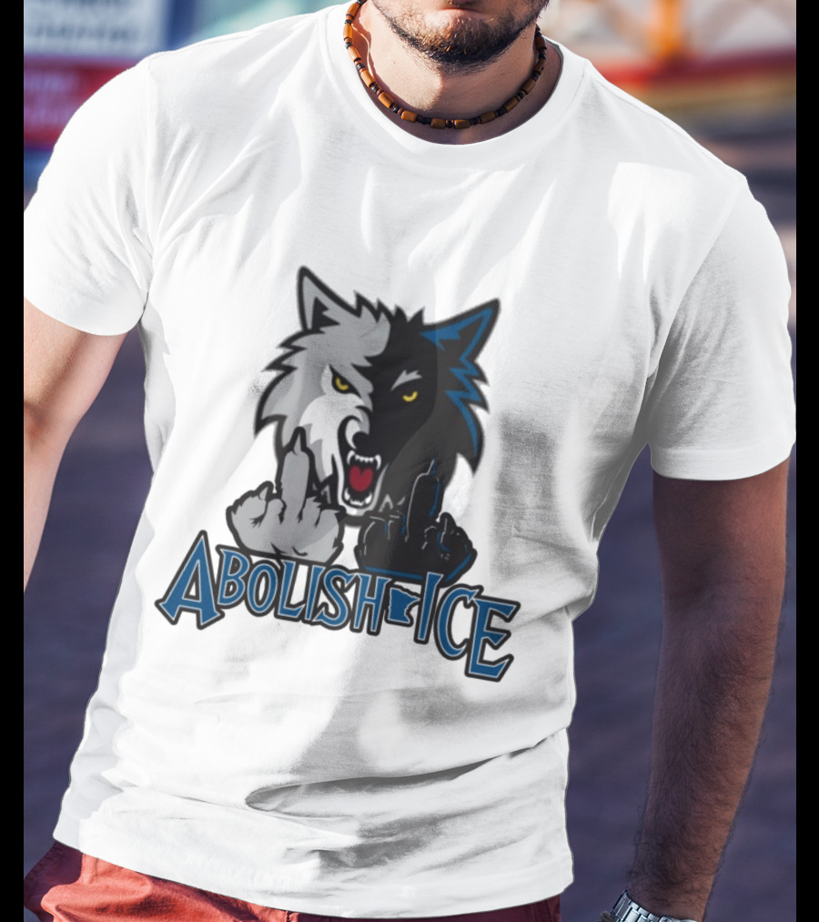 Minnesota Wolves Abolish Ice Wolves T-Shirt