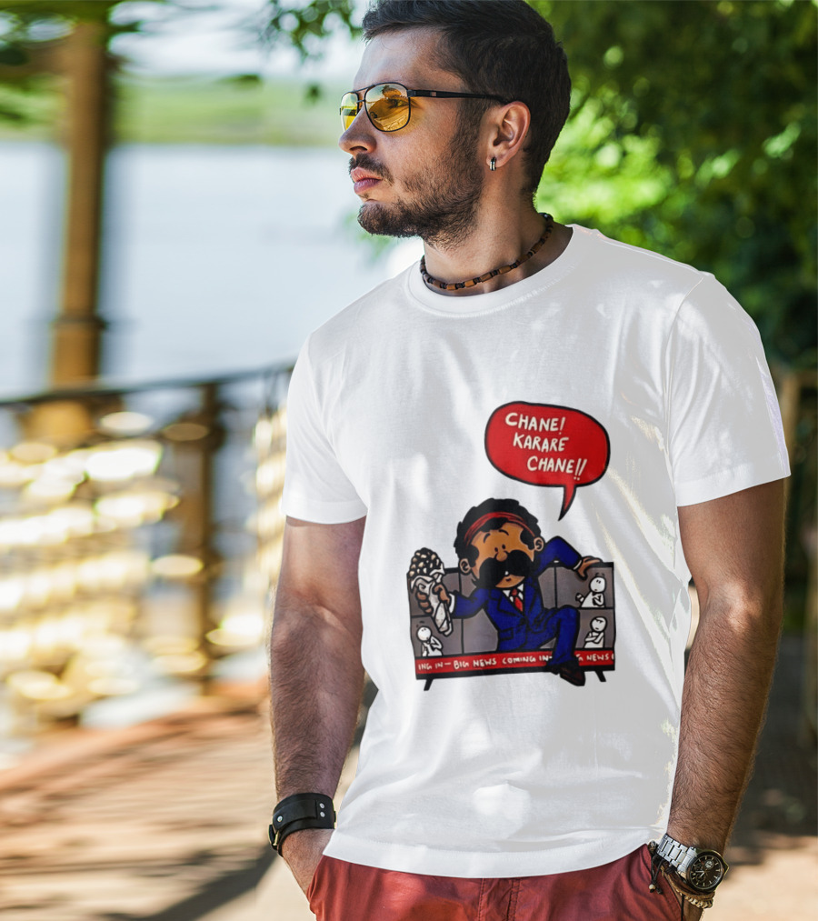 Chane Karare Chane Comic News Character Speech Bubble T-Shirt