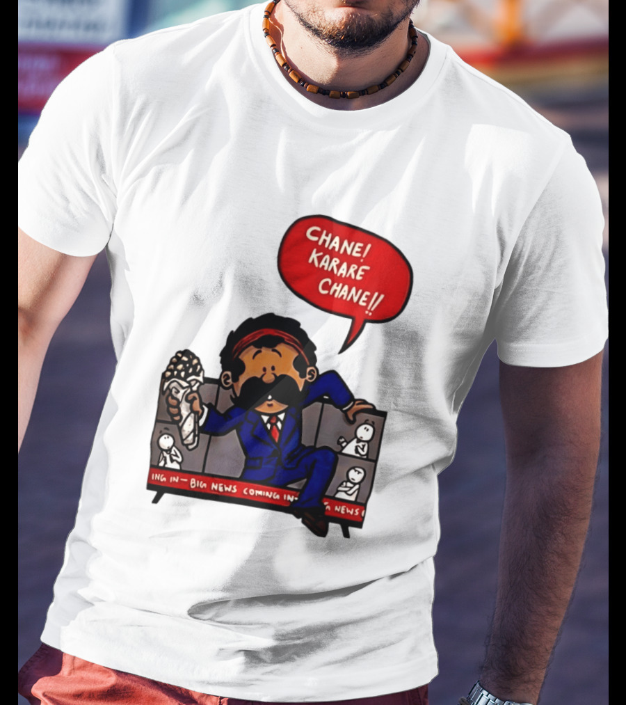 Chane Karare Chane Comic News Character Speech Bubble T-Shirt