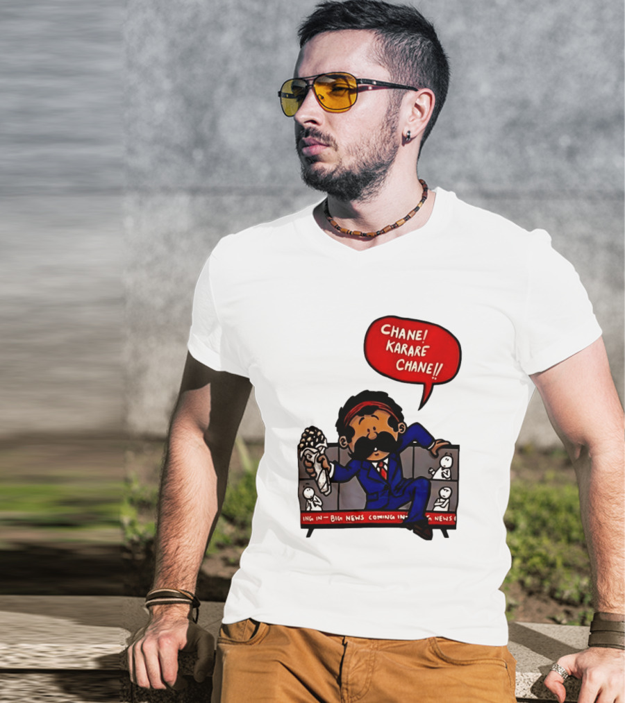 Chane Karare Chane Comic News Character Speech Bubble T-Shirt