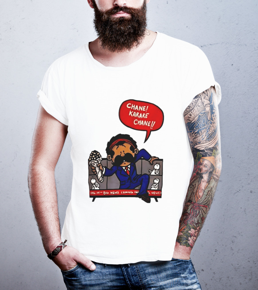 Chane Karare Chane Comic News Character Speech Bubble T-Shirt