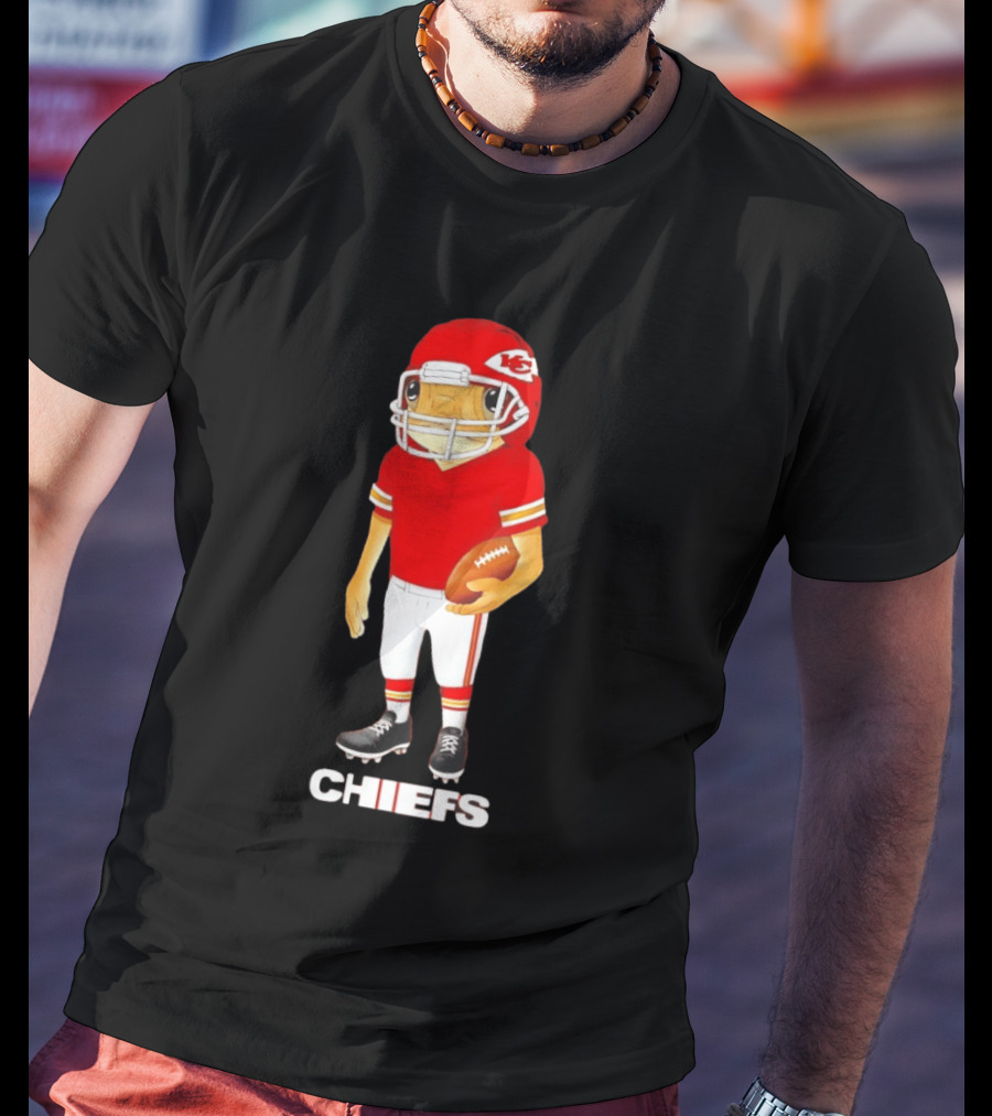 Bad Bunny Kansas City Chiefs Football Character Concho Chiefs T-Shirt