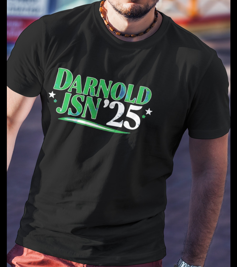 Darnold JSN '25 Stars Green And White T-Shirt