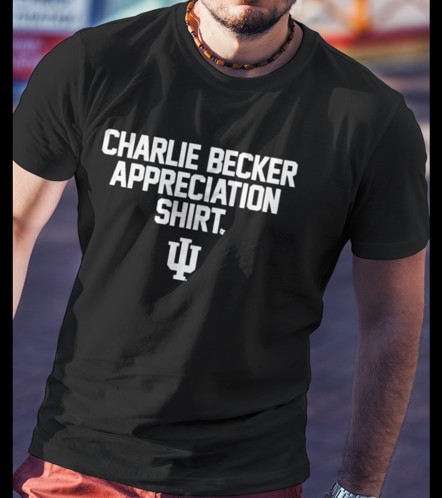 Charlie Becker Appreciation Indiana Football IU T-Shirt