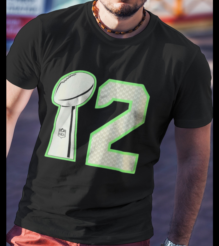 Seattle Seahawks SEA 12 Football T-Shirt