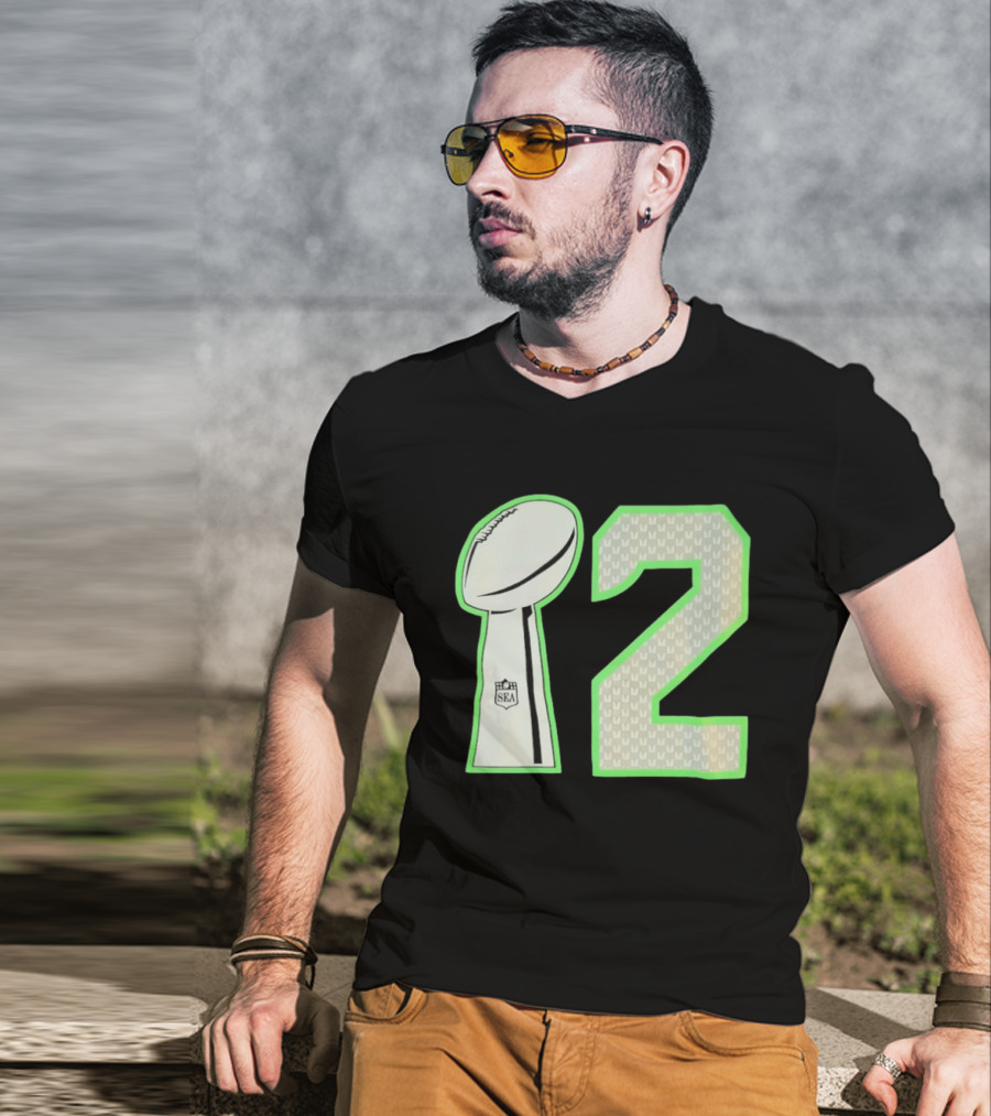 Seattle Seahawks SEA 12 Football T-Shirt