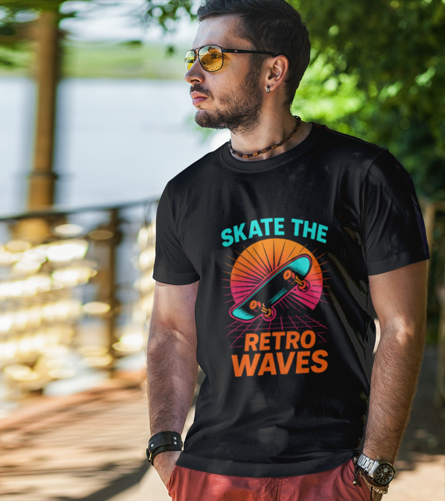 Skate The Retro Waves T-Shirt