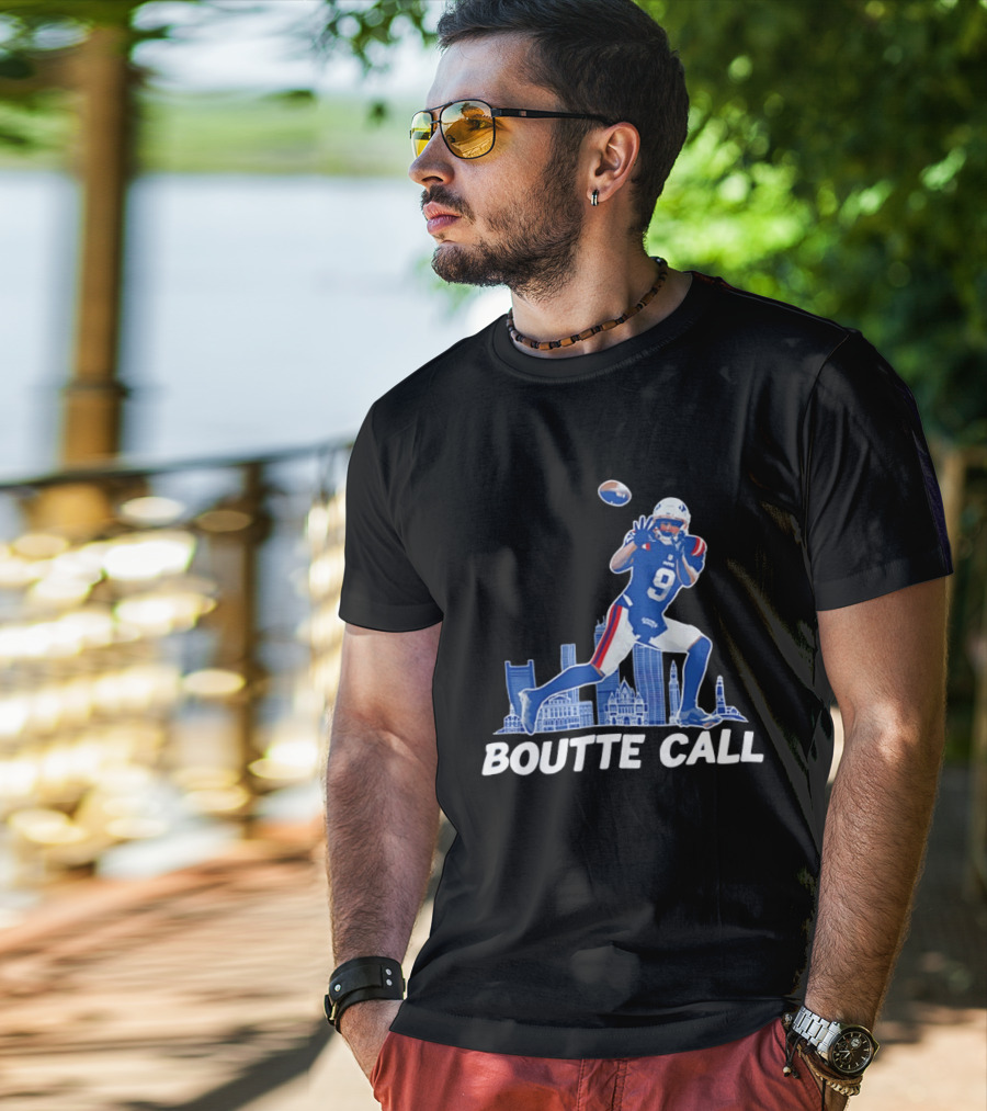 Kayshon Boutte Call New England Patriot Football City Skyline T-Shirt