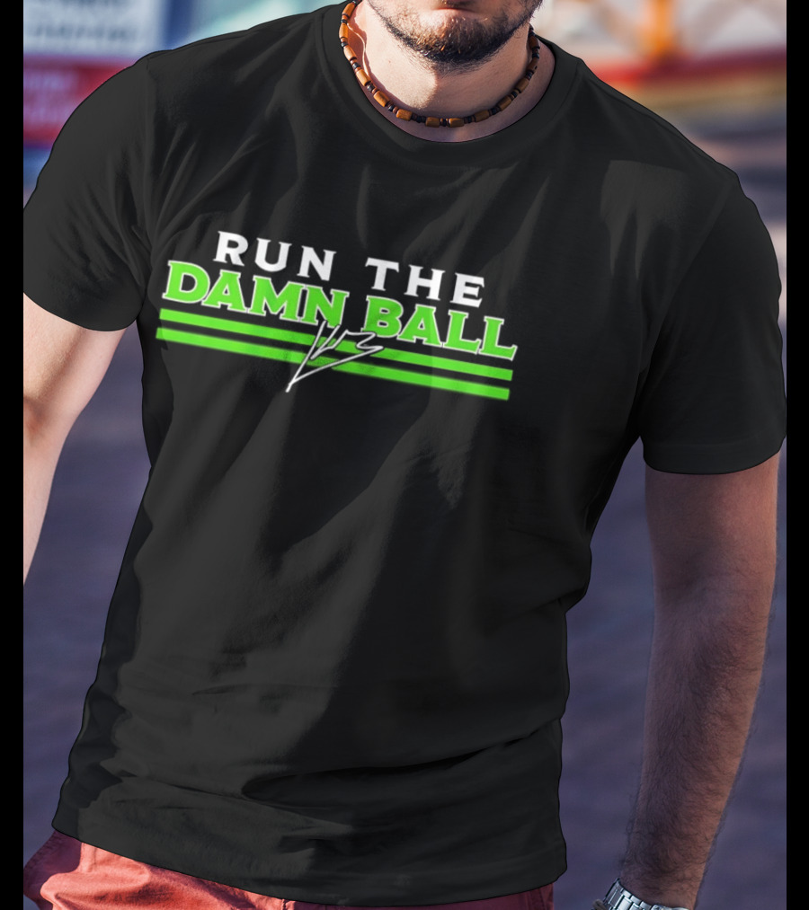 Kenneth Walker III Run The Damn Ball Seattle Seahawks T-Shirt