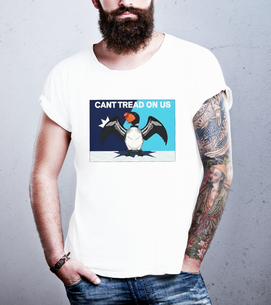Can't Tread On Us MN State Bird Loon Protest Star T-Shirt
