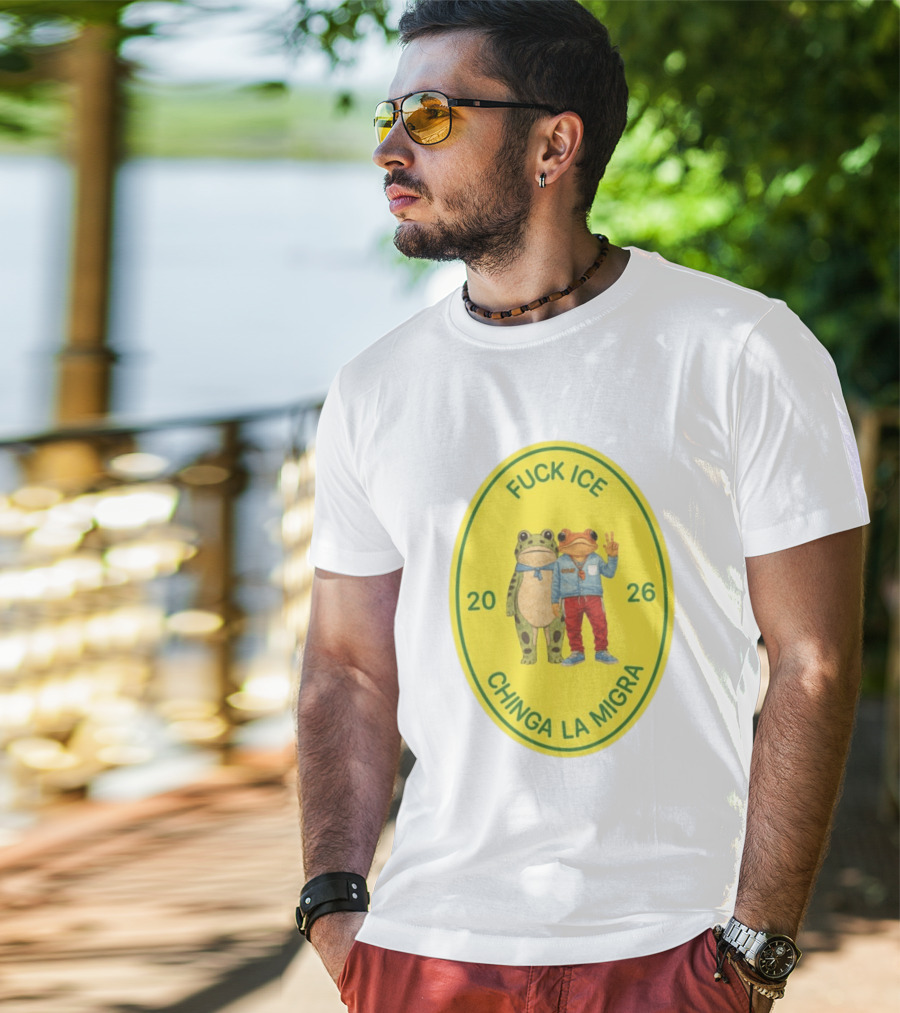 Fuck Ice Chinga La Migra Sapo Concho Frog 2026 T-Shirt
