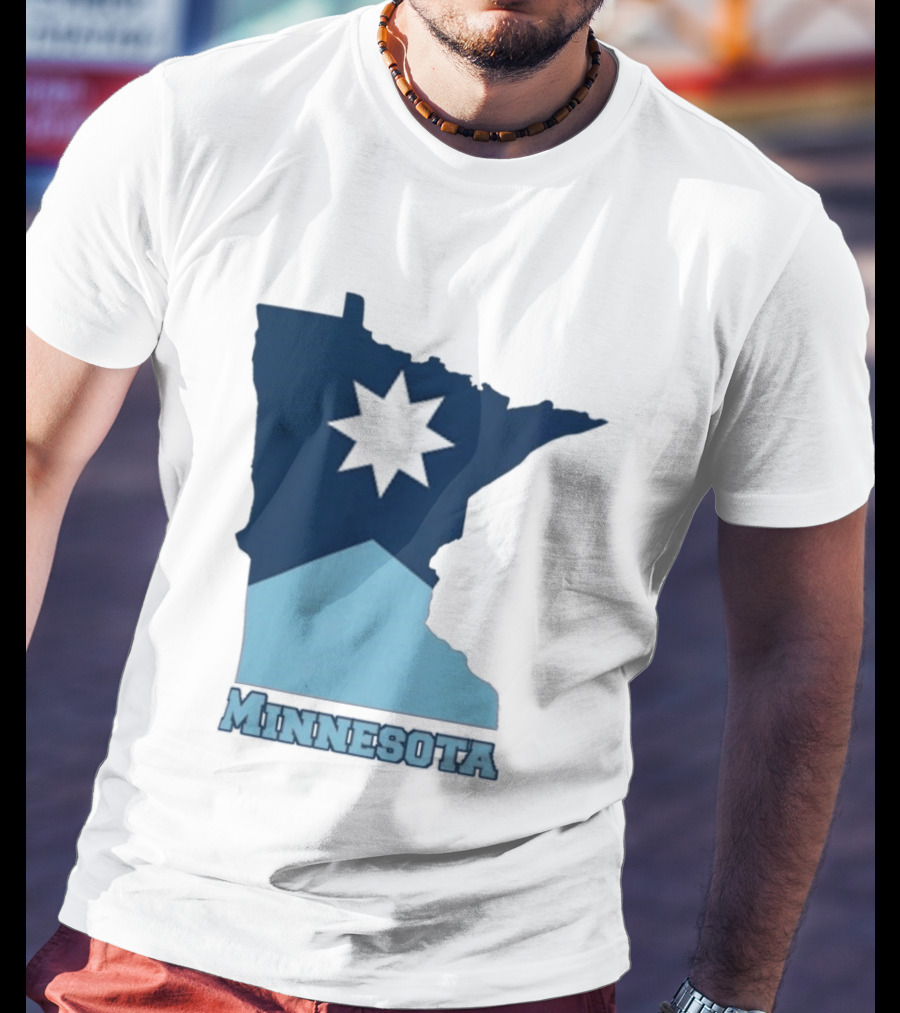 Minnesota Strong Star Map T-Shirt