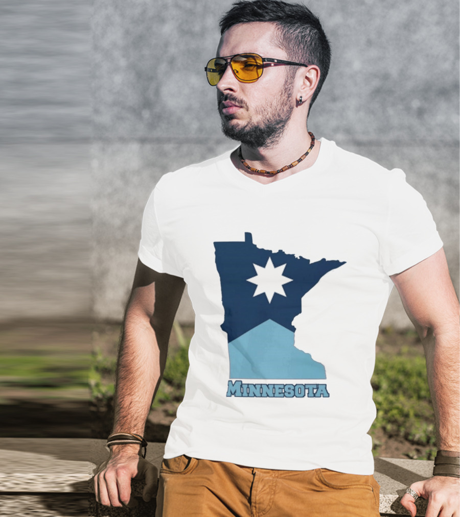 Minnesota Strong Star Map T-Shirt