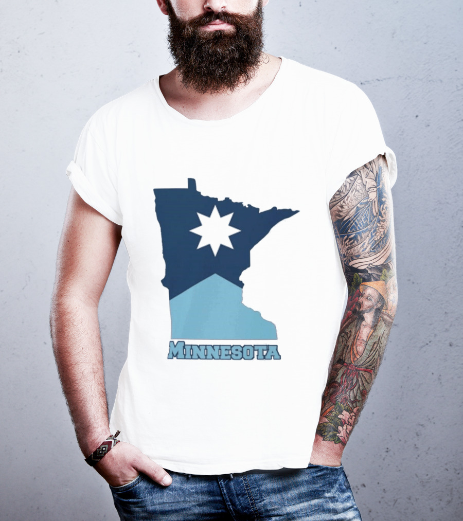 Minnesota Strong Star Map T-Shirt