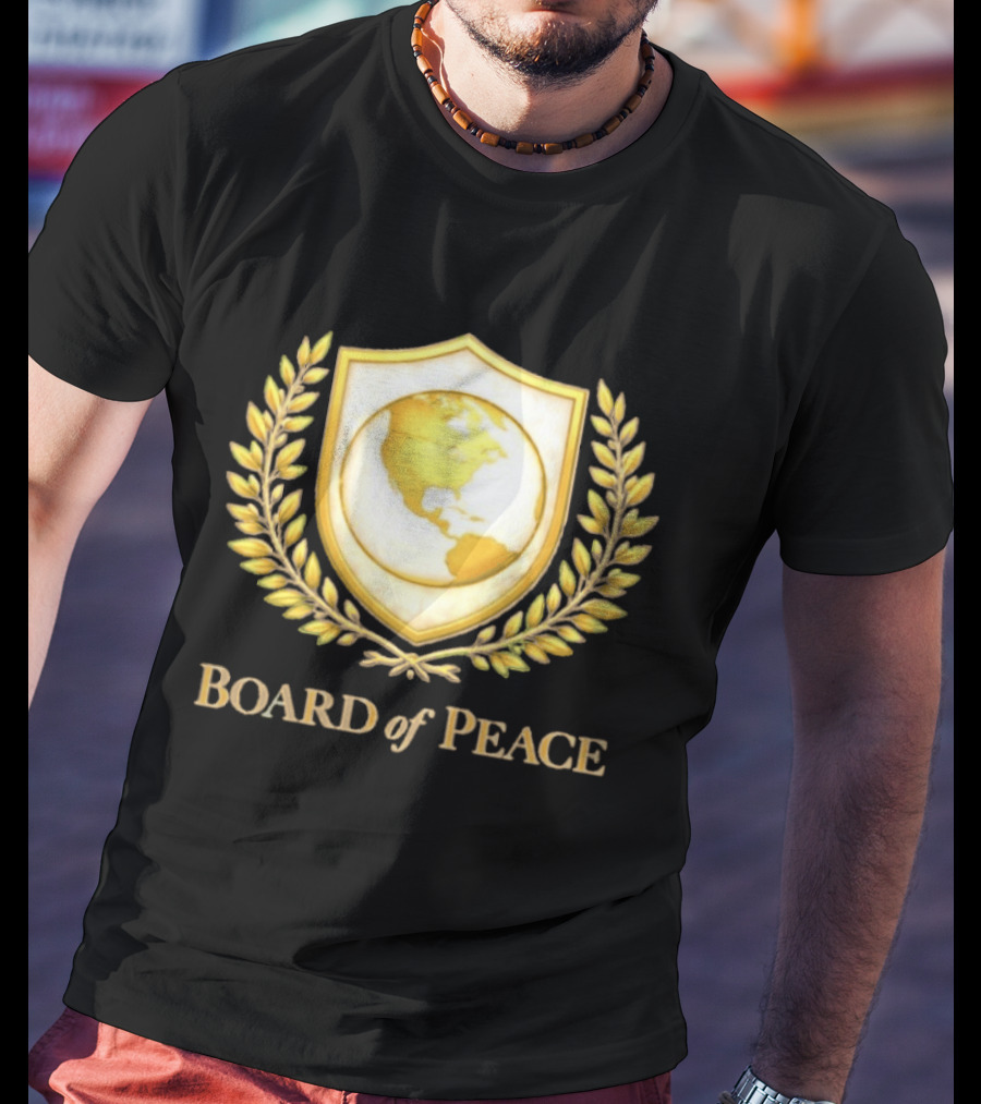 Board Of Peace Gold World Shield And Laurel T-Shirt