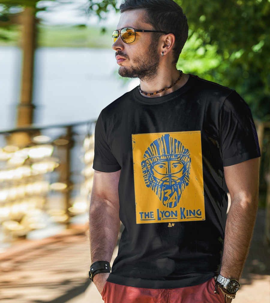 The Lyon King 34 Hockey Mask T-Shirt