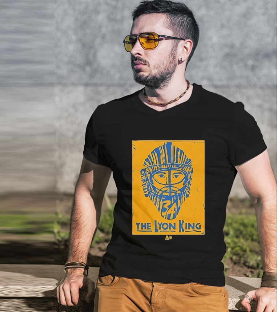 The Lyon King 34 Hockey Mask T-Shirt