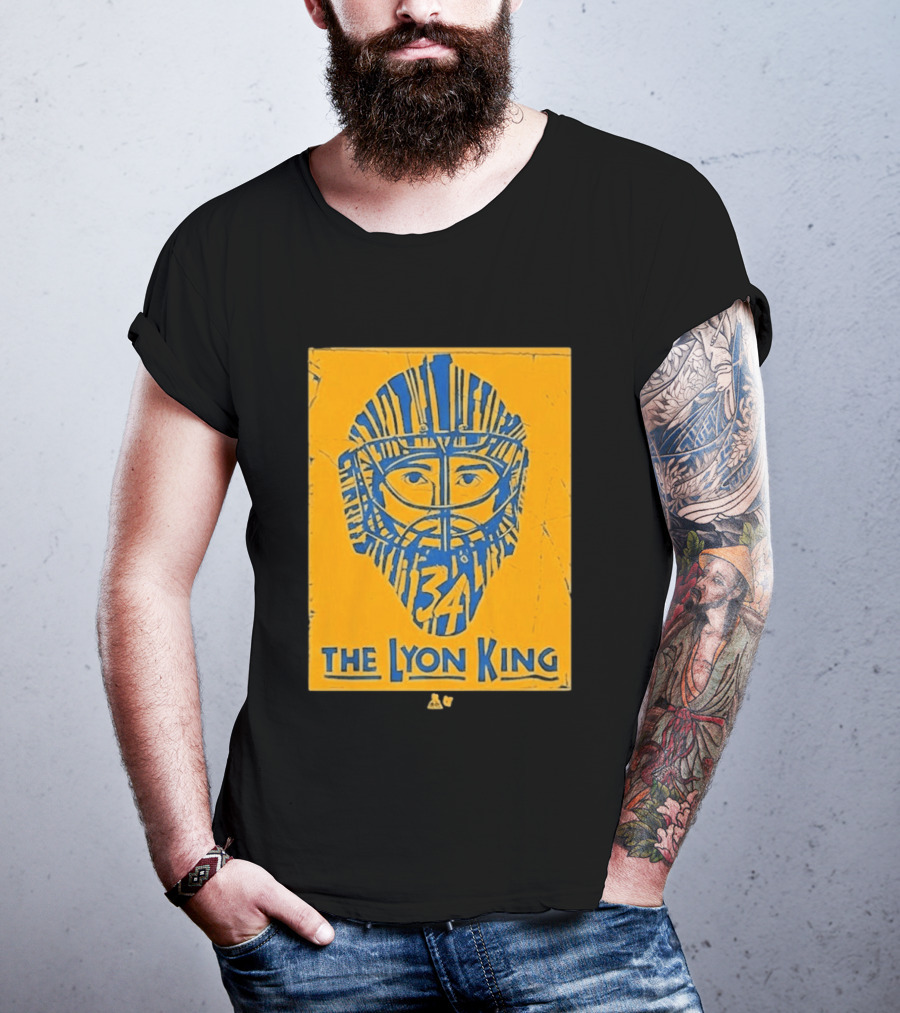 The Lyon King 34 Hockey Mask T-Shirt