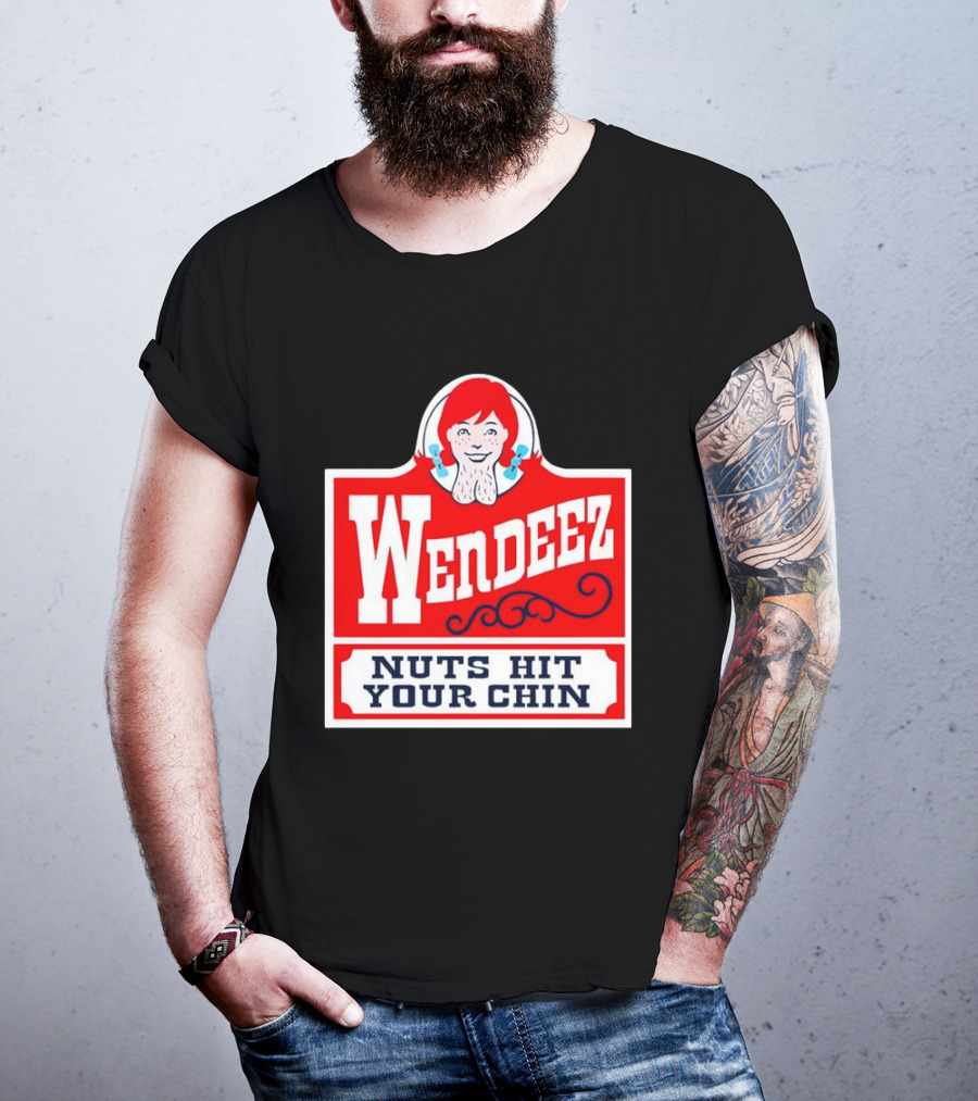 Wendeez Nuts Hit Your Chin Retro Fast Food T-Shirt
