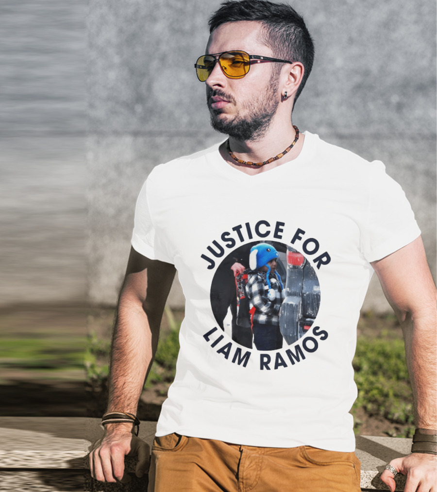Justice For Liam Ramos Abolish Ice Protest T-Shirt