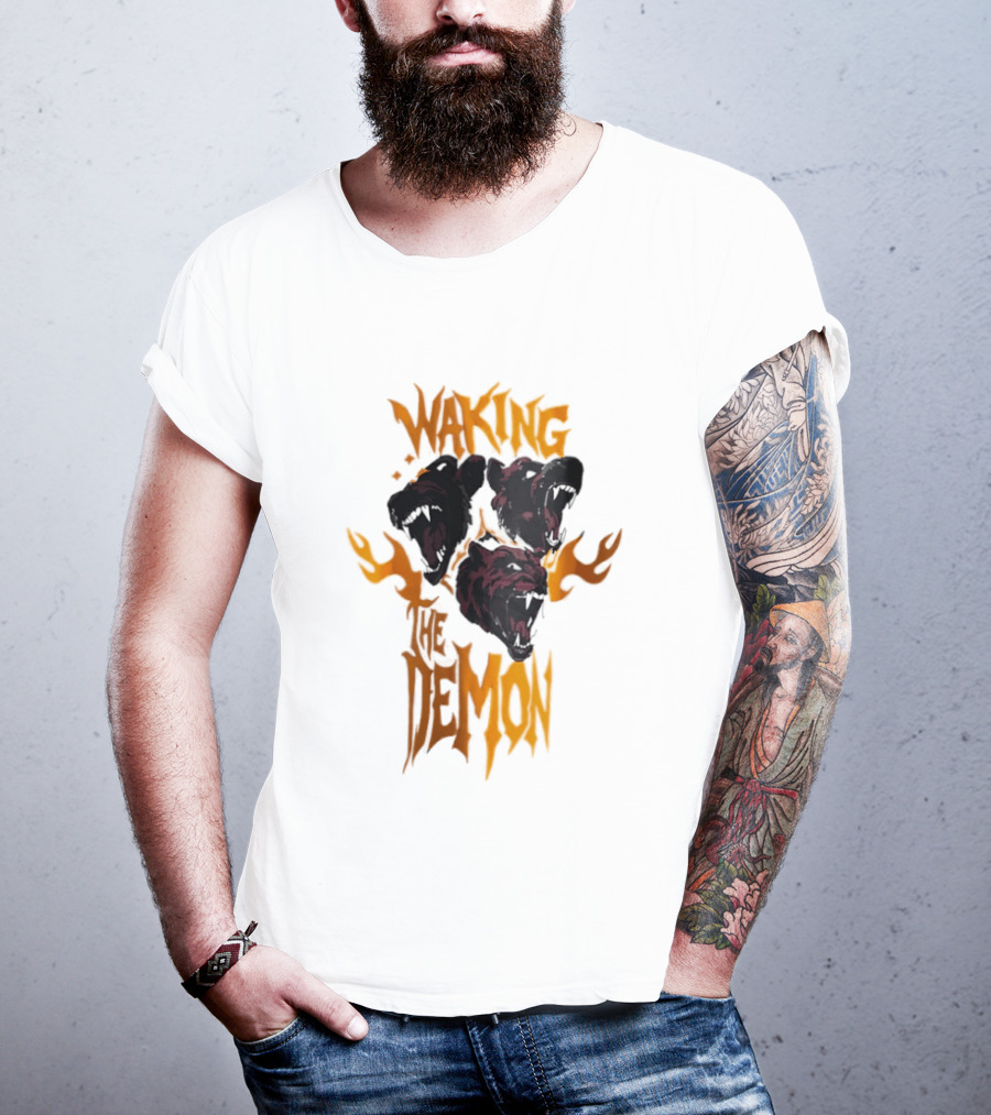 Waking The Demon Three Dog Heads T-Shirt
