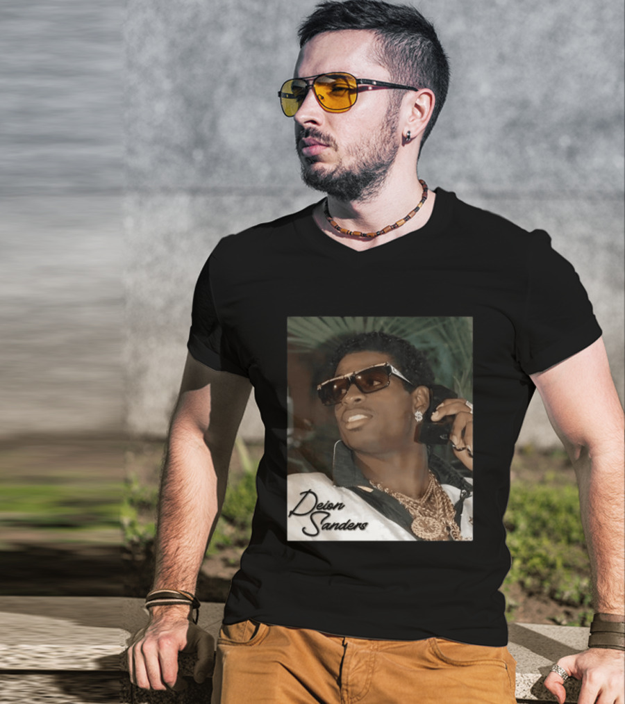 Deion Sanders Phone Call Fashion 1989 T-Shirt