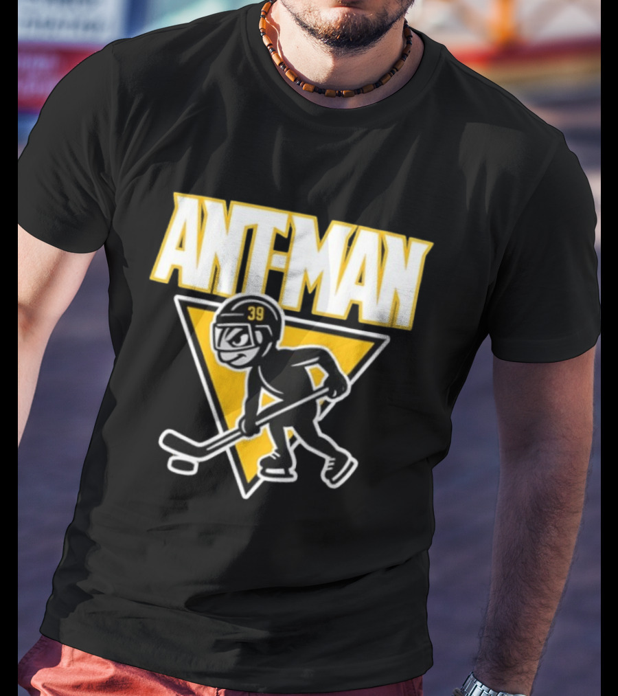 Ant Man Pittsburgh Penguins Hockey Player Number 39 T-Shirt