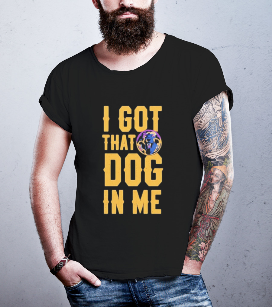 Michigan Dogmen I Got That Dog In Me Bold Team Spirit Rugged T-Shirt