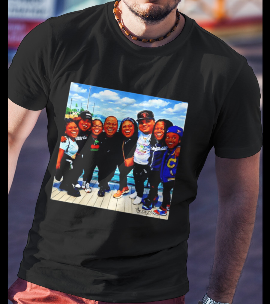 Family Bunch By Dezo Matching Crew Scenic Smiles T-Shirt