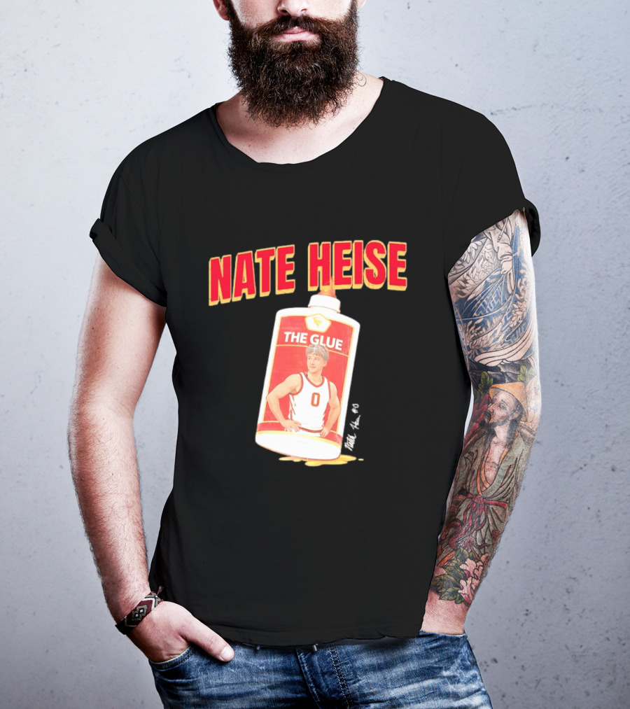 Nate Heise The Glue Bottle Basketball Player T-Shirt