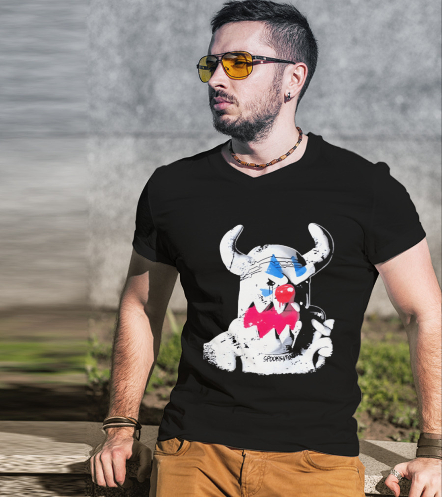 Spooky Woods Vameee 2026 Monster Clown Mask T-Shirt