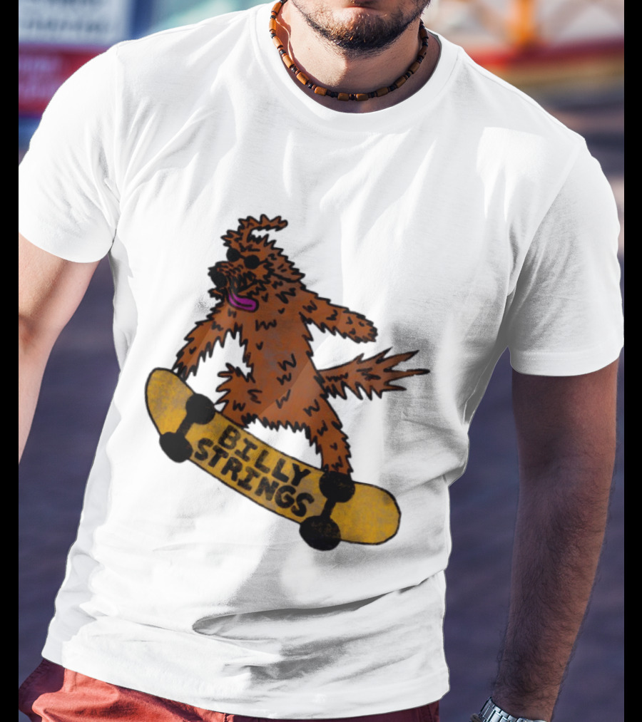 Billy Strings Skateboarding Dog T-Shirt