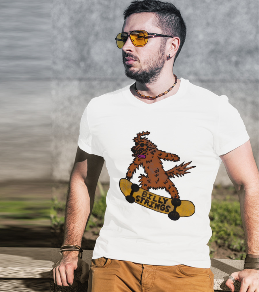 Billy Strings Skateboarding Dog T-Shirt